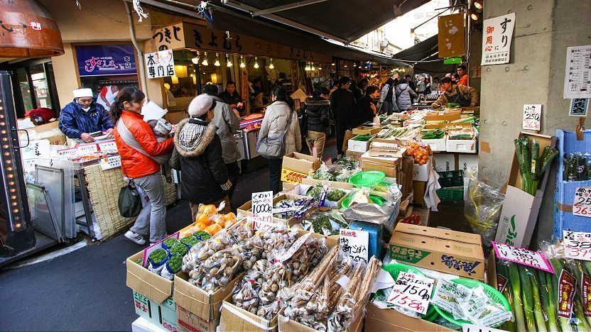 Tsukiji Outer Fish Market